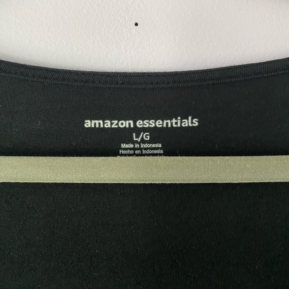 V-Neck Empire Waist Dress | Black - Picture 8 of 9